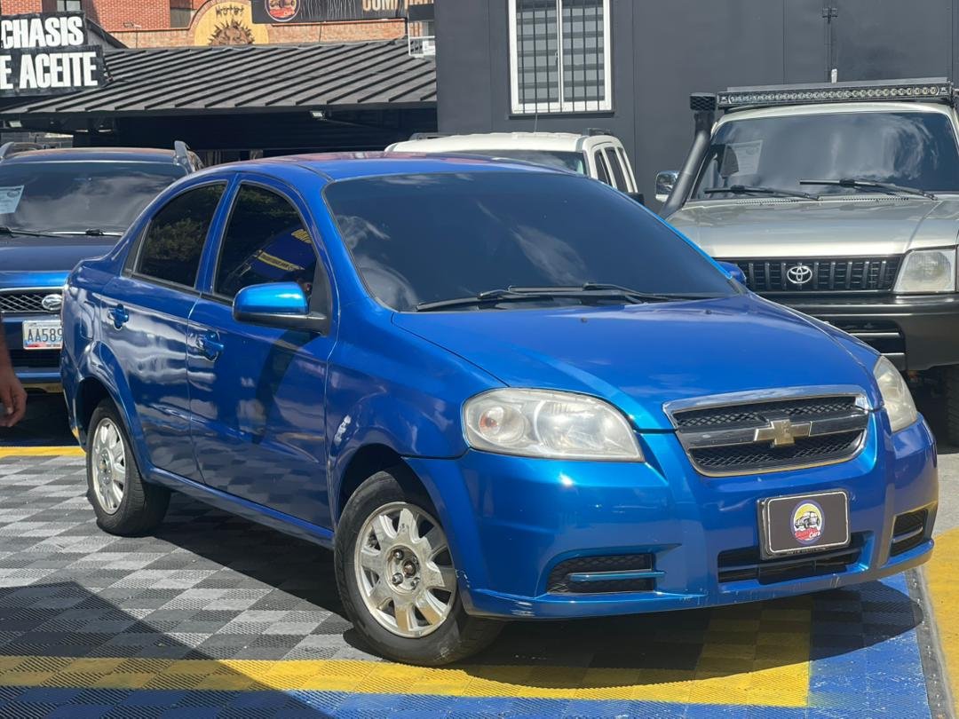 Chevrolet Aveo Lt 2012 Azul