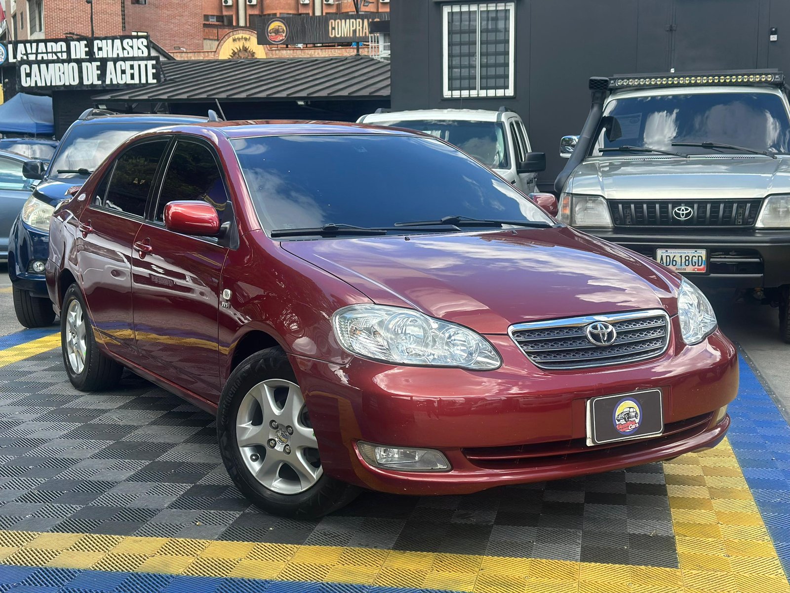 Toyota Corolla Gli 2007 Rojo