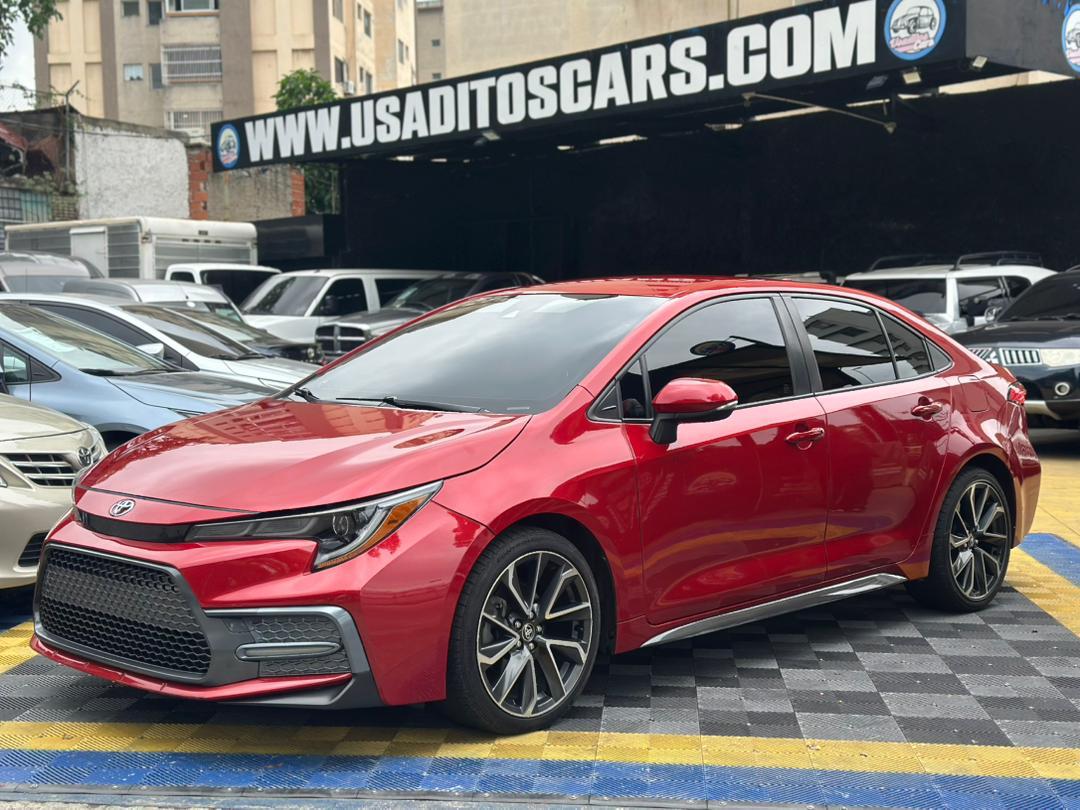 TOYOTA COROLLA SE 2021 ROJO