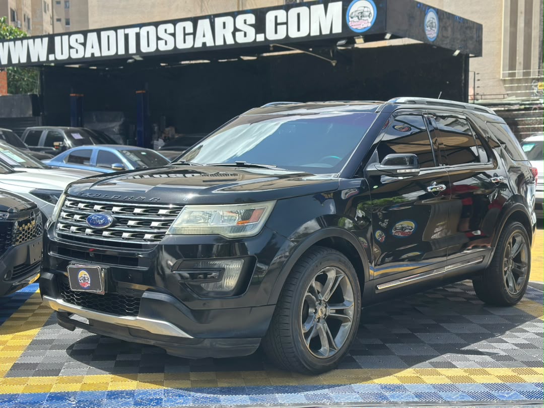 FORD EXPLORER LIMITED 2016 NEGRO