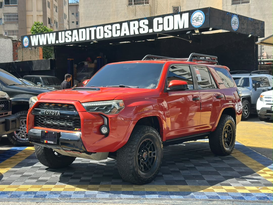 Toyota 4runner Trd pro 2015 Naranja